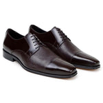 Belvedere Studio Alexander Deerskin & Nappa Derby Brown