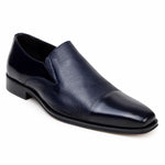 Belvedere Studio Andreo Deerskin & Nappa Loafers Navy