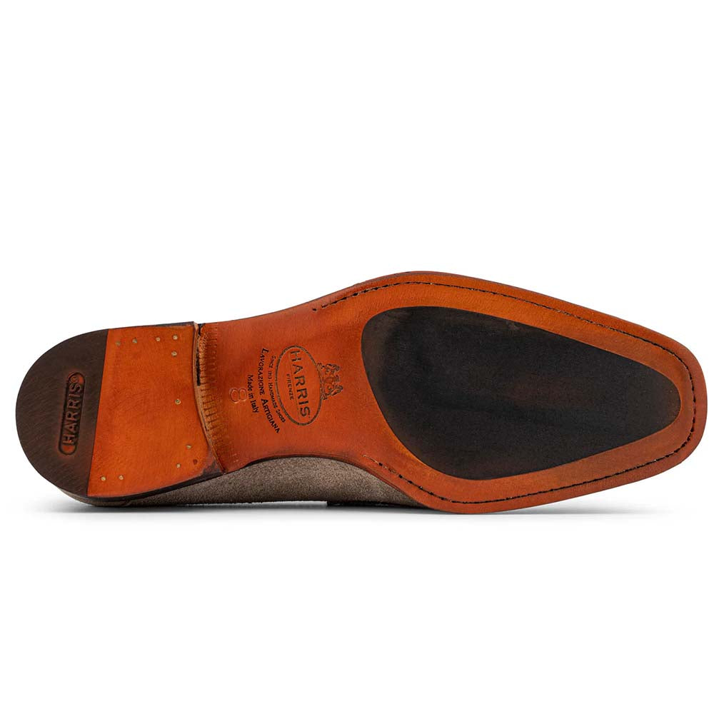 Harris Firenze 1913 Suede Penny Moccasin Beige