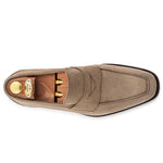 Harris Firenze 1913 Suede Penny Moccasin Beige