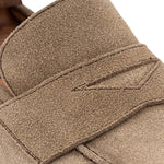 Harris Firenze 1913 Suede Penny Moccasin Beige