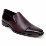 Belvedere Studio Andreo Deerskin & Nappa Loafers Burgundy