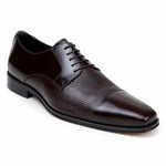 Belvedere Studio Alexander Deerskin & Nappa Derby Brown