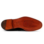 Harris Firenze 1913 Suede Tassel Moccasin Dark Brown