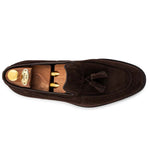 Harris Firenze 1913 Suede Tassel Moccasin Dark Brown