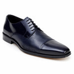 Belvedere Studio Alexander Deerskin & Nappa Derby Navy