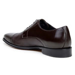 Belvedere Studio Alexander Deerskin & Nappa Derby Brown