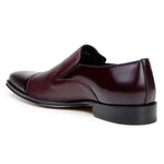 Belvedere Studio Andreo Deerskin & Nappa Loafers Burgundy