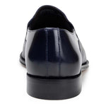 Belvedere Studio Andreo Deerskin & Nappa Loafers Navy