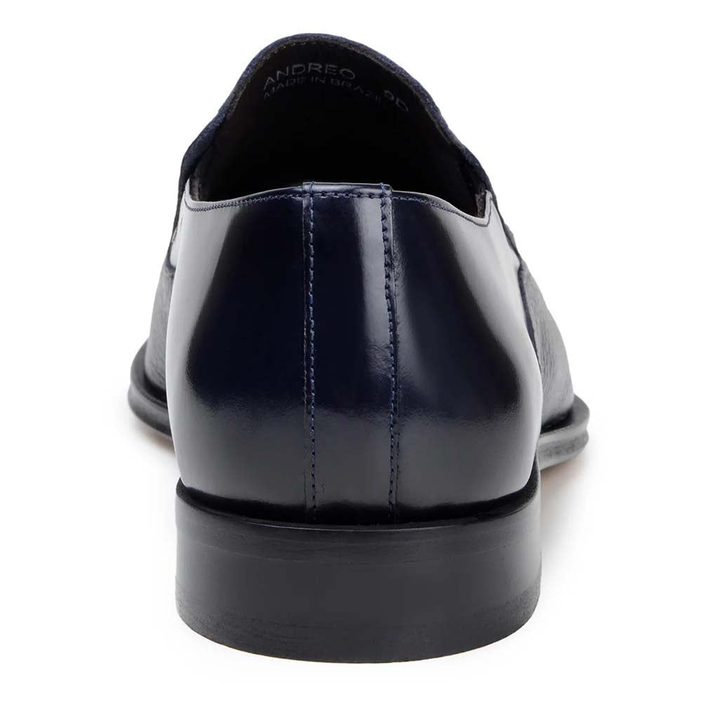Belvedere Studio Andreo Deerskin & Nappa Loafers Navy