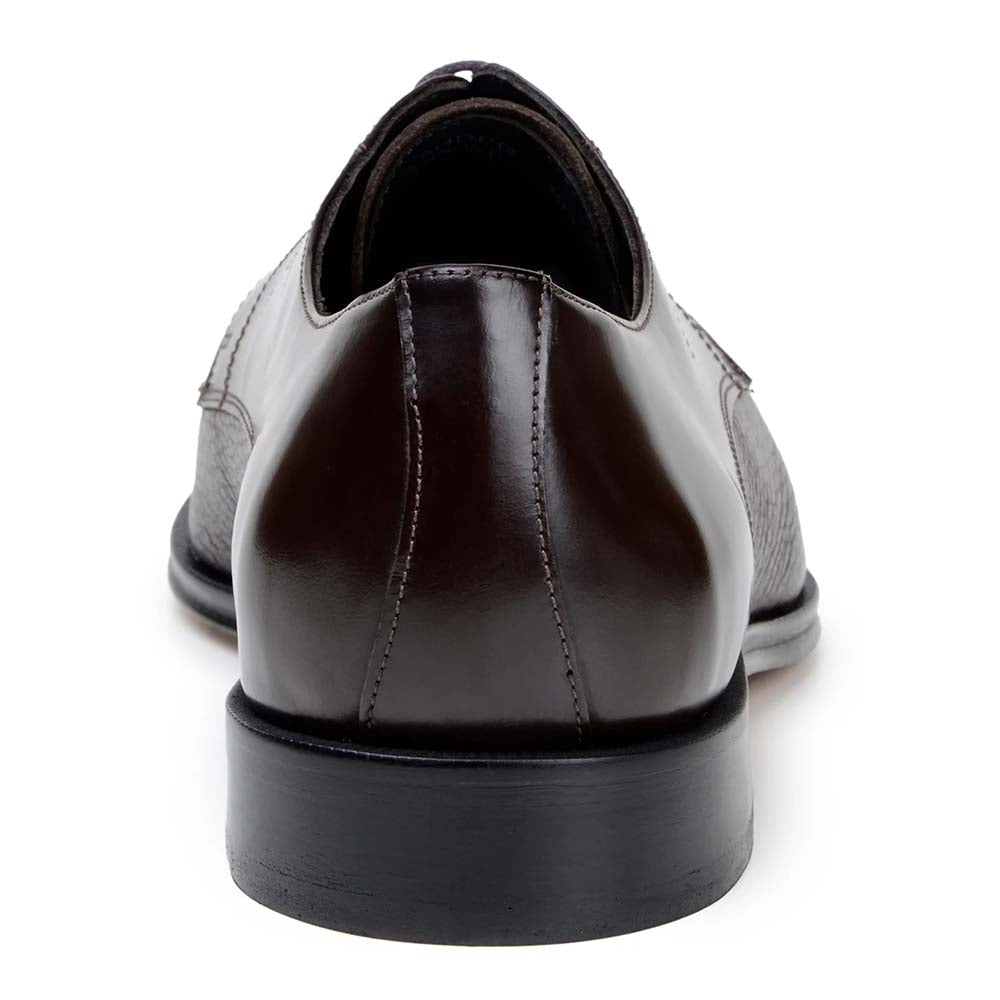 Belvedere Studio Alexander Deerskin & Nappa Derby Brown
