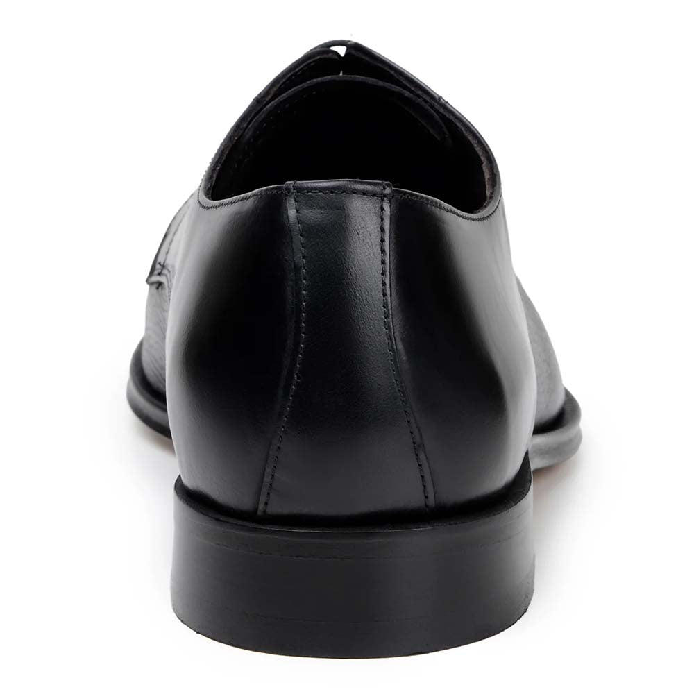 Belvedere Studio Alexander Deerskin & Nappa Derby Black