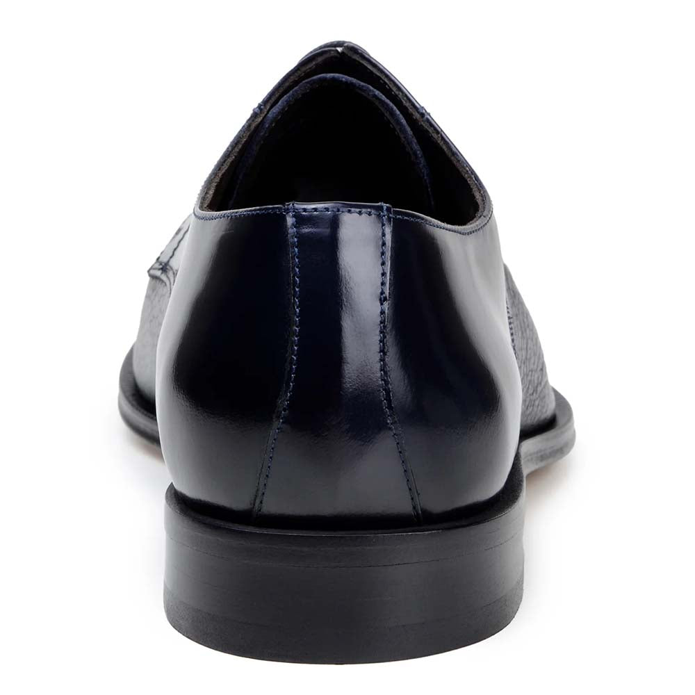 Belvedere Studio Alexander Deerskin & Nappa Derby Navy