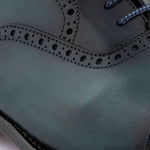 Harris Firenze 1913 Hand-Shaded Brogue Leather Oxford Petroleum