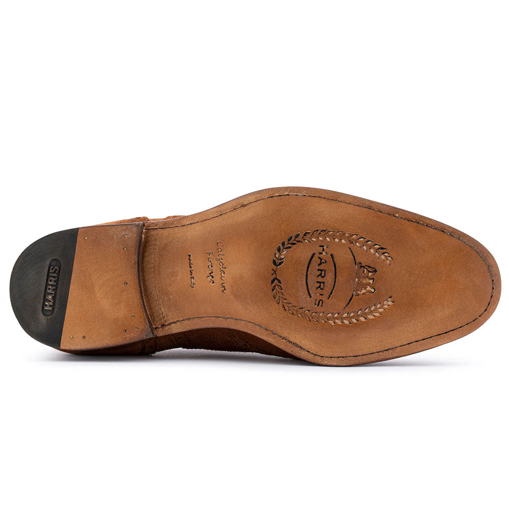 Harris Firenze 1913 Suede Lace-Up Oxford Brown