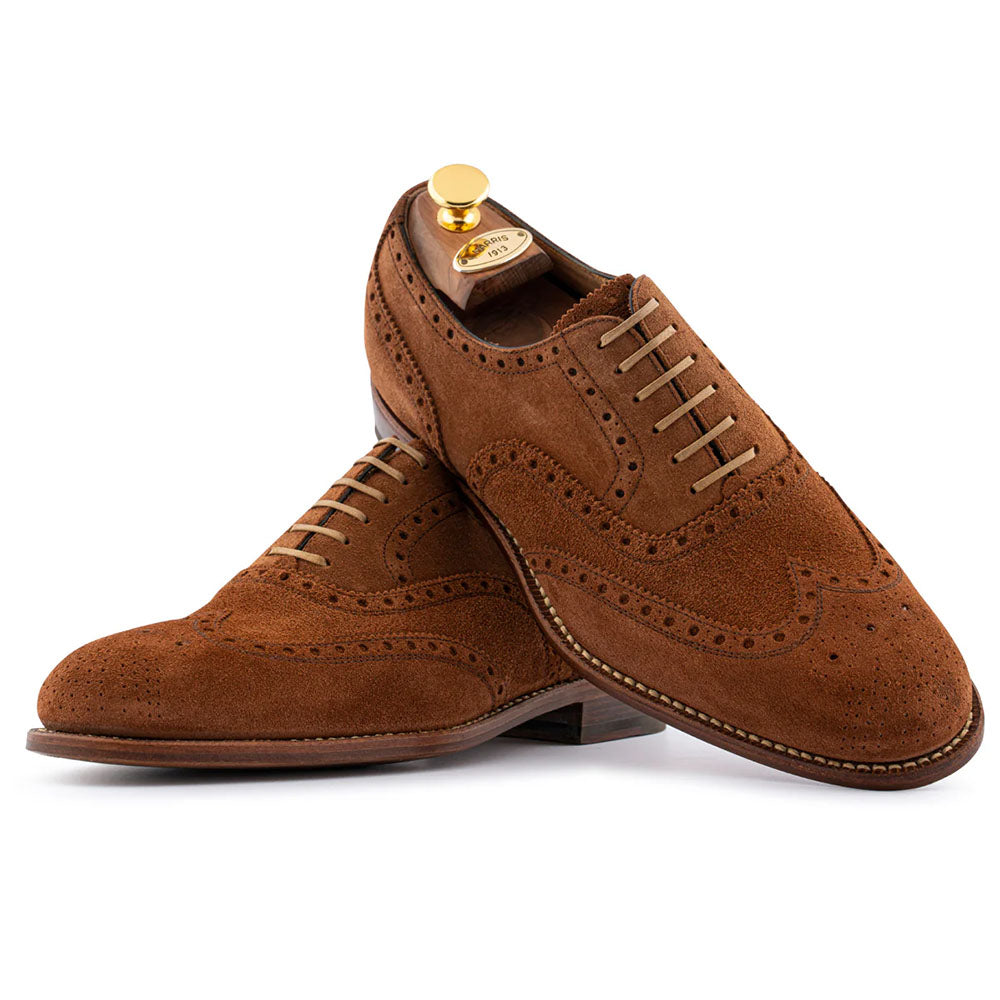 Harris Firenze 1913 Suede Lace-Up Oxford Brown