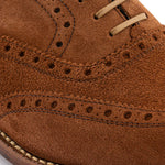 Harris Firenze 1913 Suede Lace-Up Oxford Brown