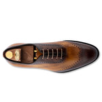 Harris Firenze 1913 French Painted Leather Oxford Brown