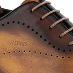 Harris Firenze 1913 French Painted Leather Oxford Brown