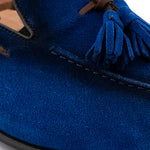 Harris Firenze 1913 Suede Tassel Moccasin Blue