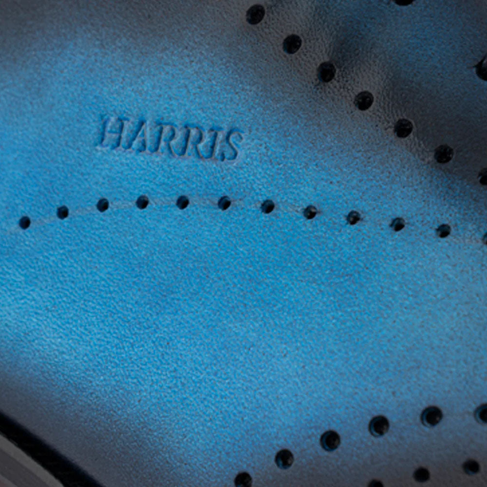Harris Firenze 1913 French Painted Leather Oxford Blue