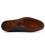 Harris Firenze 1913 Suede Tassel Moccasin Indigo