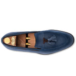 Harris Firenze 1913 Suede Tassel Moccasin Indigo