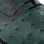 Harris Firenze 1913 Premium Ostrich Leather Oxford Shoes Green
