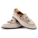 Harris Firenze 1913 Suede Tassel Moccasin Sand