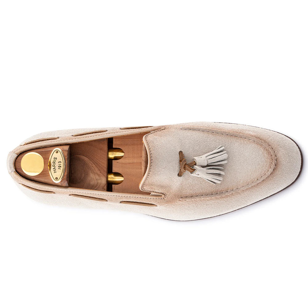 Harris Firenze 1913 Suede Tassel Moccasin Sand