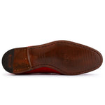 Harris Firenze 1913 Suede Tassel Moccasin Red
