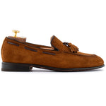Harris Firenze 1913 Suede Tassel Moccasin Tobacco