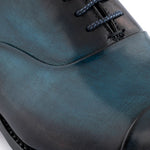 Harris Firenze 1913 Hand-Shaded Cap Toe Leather Oxford Blue