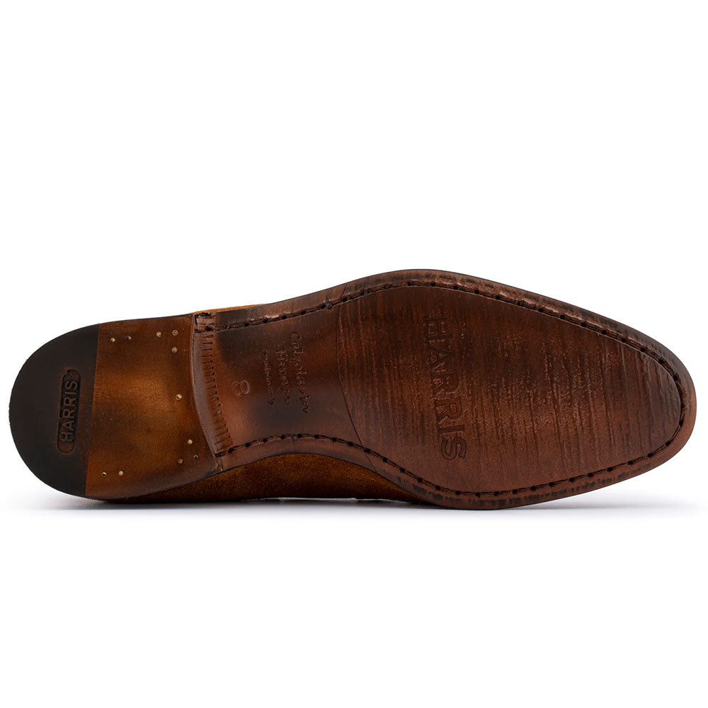Harris Firenze 1913 Suede Tassel Moccasin Tobacco