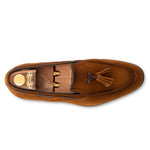 Harris Firenze 1913 Suede Tassel Moccasin Tobacco