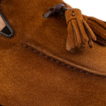 Harris Firenze 1913 Suede Tassel Moccasin Tobacco