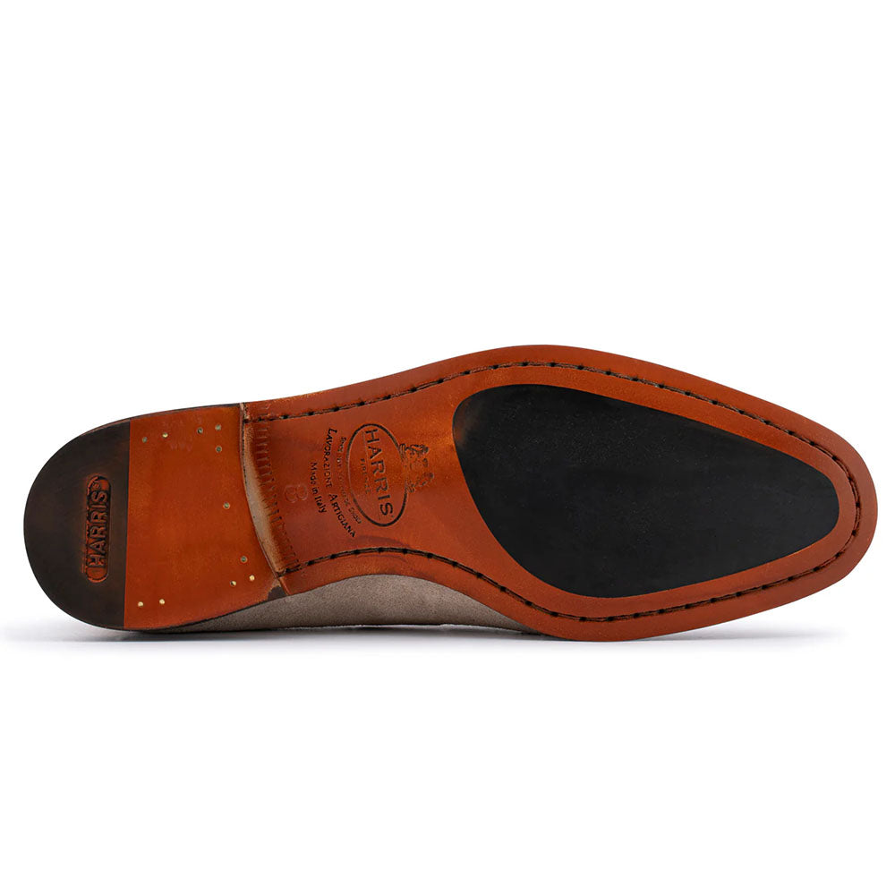 Harris Firenze 1913 Suede Tassel Moccasin Beige