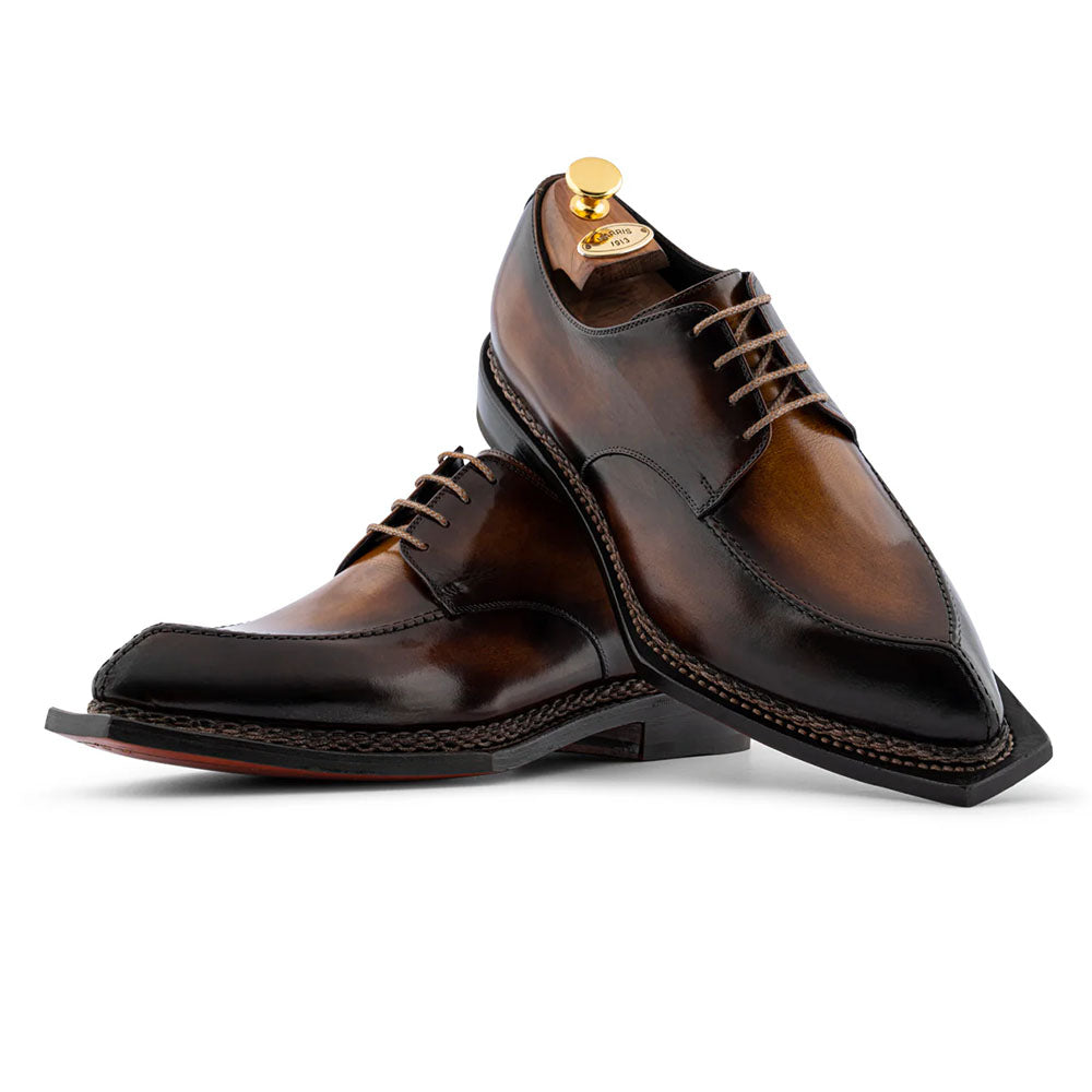Harris Firenze 1913 Hand-Painted Norwegian Derby Brown