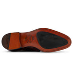 Harris Firenze 1913 Single Buckle Leather Shoes Red