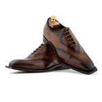Harris Firenze 1913 Hand-Shaded Stitched Leather Oxford Brown
