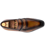 Harris Firenze 1913 Hand-Shaded Fine Detail Leather Loafers Brown