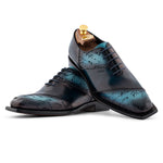 Harris Firenze 1913 Hand-Painted Signature Oxford Blue