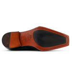 Harris Firenze 1913 Hand-Shaded Stitched Leather Oxford Green