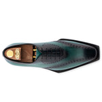 Harris Firenze 1913 Hand-Shaded Stitched Leather Oxford Green