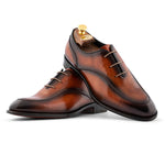 Harris Firenze 1913 Hand-Shaded Leather Oxford Orange