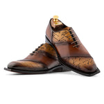 Harris Firenze 1913 Hand-Painted Signature Oxford Honey