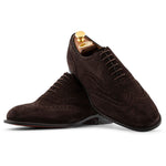 Harris Firenze 1913 Suede Lace-Up Oxford Tobacco