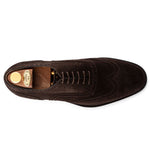 Harris Firenze 1913 Suede Lace-Up Oxford Tobacco