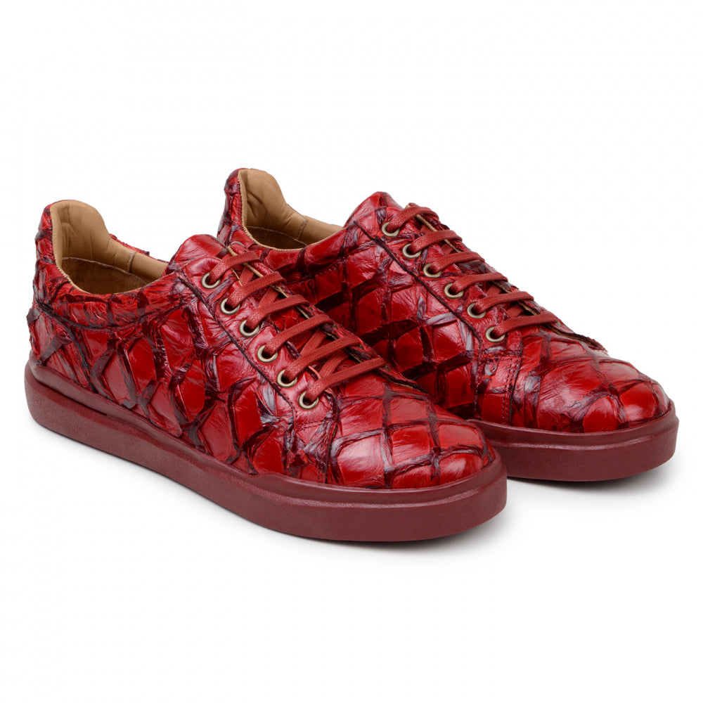 Belvedere Kingstone Genuine Piraruco Sneakers Red