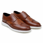 Belvedere Studio Enzo Hybrid Deerskin Derby Antique Tan